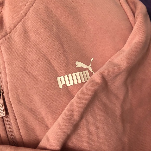 Pink Puma Zipped Hoodie - Picture 2 of 5